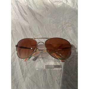 Oakley Given aviator gradient rose gold VR50 brown gradient lens great condition